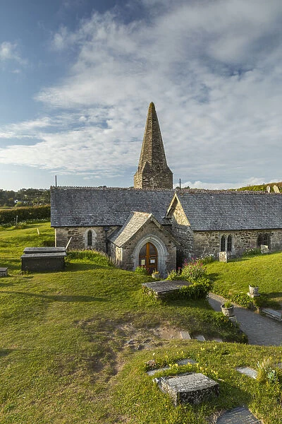 St Enodoc Church, Trebetherick, Cornwall, England, UK