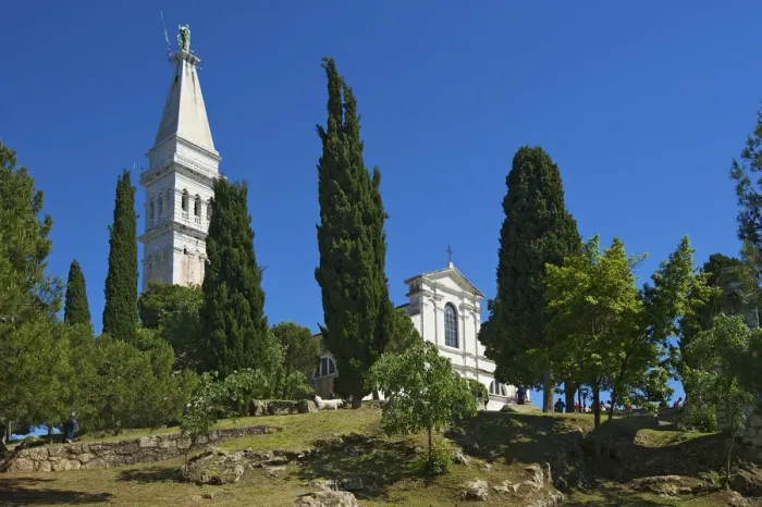 Framed Print : St. Euphemia church, Rovinj, Istria, Croatia