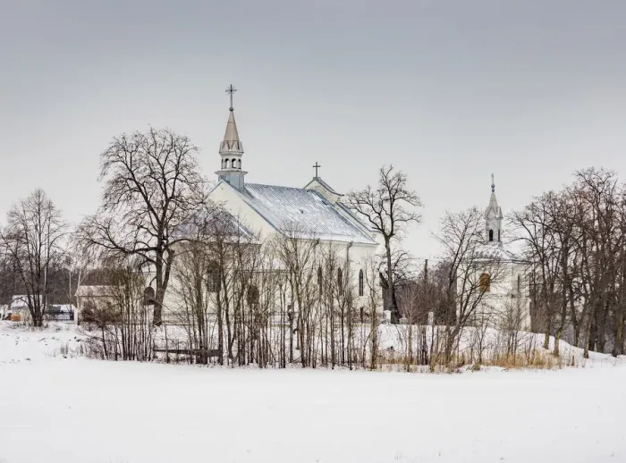 Framed Print : St Florian Church, winter, Kreznica Jara, Lublin Voivodeship, Poland Framed Print : St Florian Church, winter, Kreznica Jara, Lublin Voivodeship, Poland