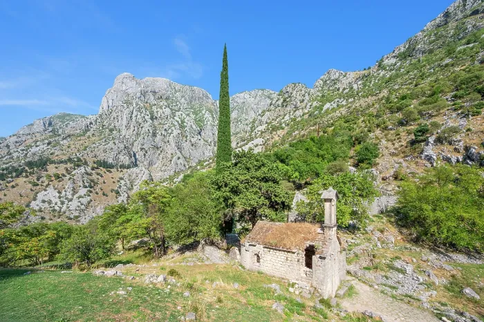 Framed Print : St. George church above Kotor, Montenegro Framed Print : St. George church above Kotor, Montenegro
