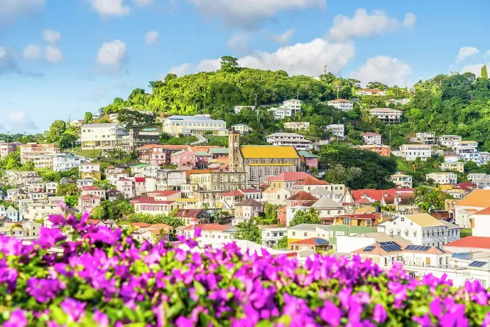 Framed Print : St Georges including the Cathedral of the Immaculate Conception, St Georges, Grenada, Caribbean Framed Print : St Georges including the Cathedral of the Immaculate Conception, St Georges, Grenada, Caribbean