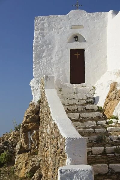 St. Ilias Hill and Church, Hora, Patmos, Greece
