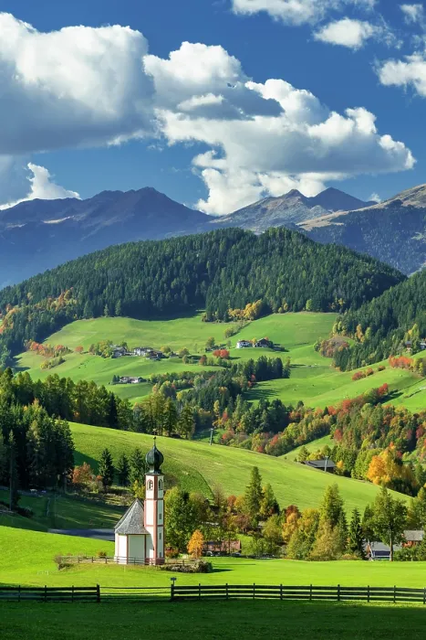 Framed Print : St. Johann Church, Val di Funes, Dolomites, South Tyrol, Italy Framed Print : St. Johann Church, Val di Funes, Dolomites, South Tyrol, Italy
