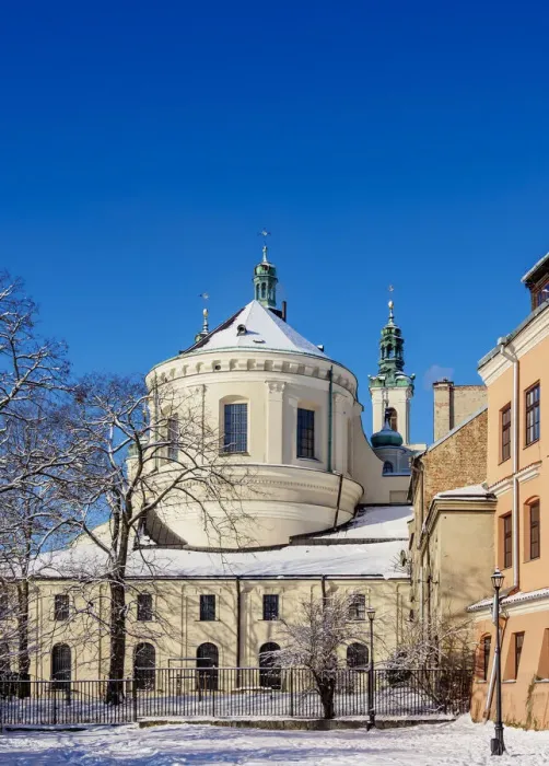 Framed Print : St John the Baptist Cathedral, winter, Lublin, Lublin Voivodeship, Poland Framed Print : St John the Baptist Cathedral, winter, Lublin, Lublin Voivodeship, Poland