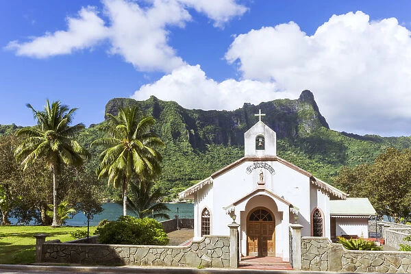 St Josephs Church, Cooks Bay, Moorea, French Polynesia