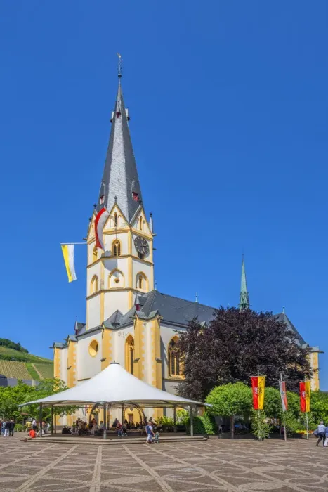 Framed Print : St. Laurentius church, Ahrweiler, Bad Neuenahr, Ahr valley, Eifel, Rhineland-Palatinate, Germany Framed Print : St. Laurentius church, Ahrweiler, Bad Neuenahr, Ahr valley, Eifel, Rhineland-Palatinate, Germany