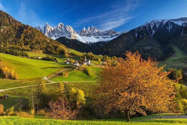 St. Magdalena, Val di Funes, Trentino Alto Adige, Italy