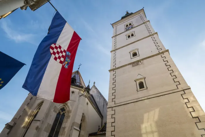 Framed Print : St. Marks Church, Old Town, Zagreb, Croatia Framed Print : St. Marks Church, Old Town, Zagreb, Croatia