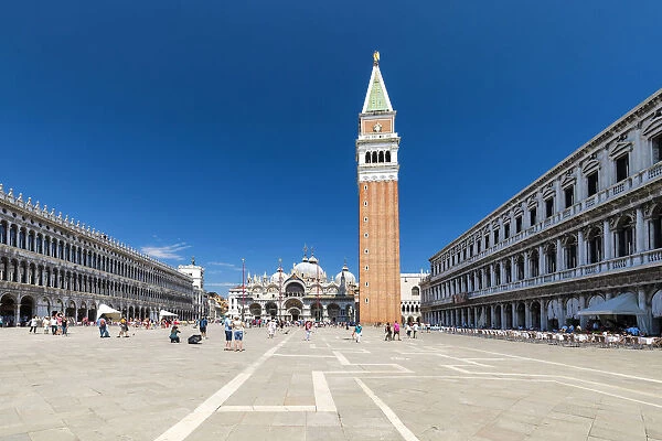 St Marks Square. Venice, Veneto, Italy, Europe
