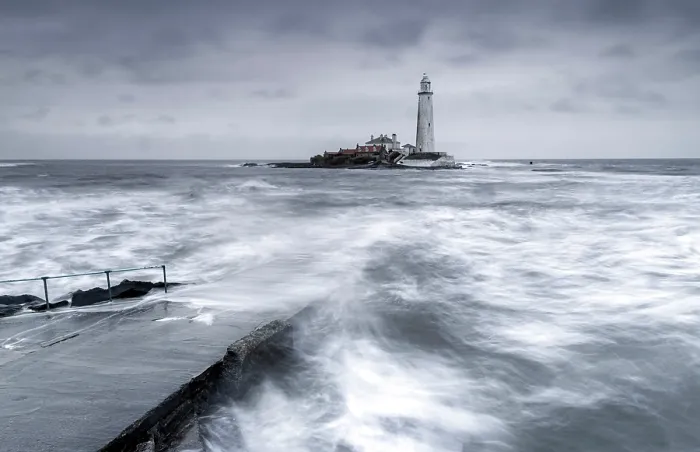 Framed Print : St Mary's Lighthouse, St Mary's Island, near Whitley Bay, Tyne and Wear, England Framed Print : St Mary's Lighthouse, St Mary's Island, near Whitley Bay, Tyne and Wear, England
