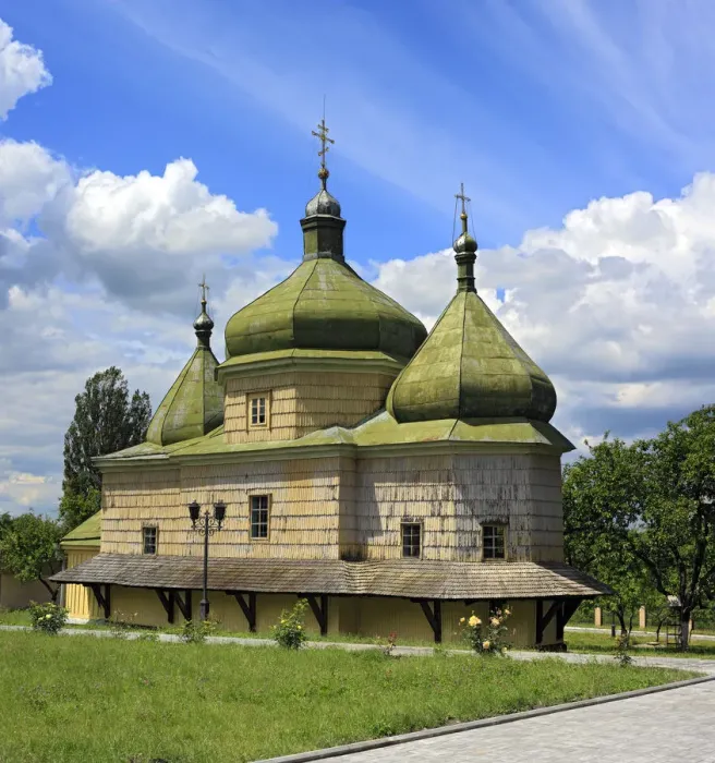 Framed Print : St. Michael church (1650), Plyasheva, Volyn oblast, Ukraine