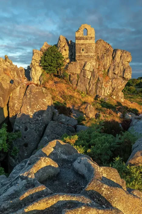Framed Print : St Michael's Chapel on Roche Rock, Cornwall, England. Summer (July) 2018 Framed Print : St Michael's Chapel on Roche Rock, Cornwall, England. Summer (July) 2018