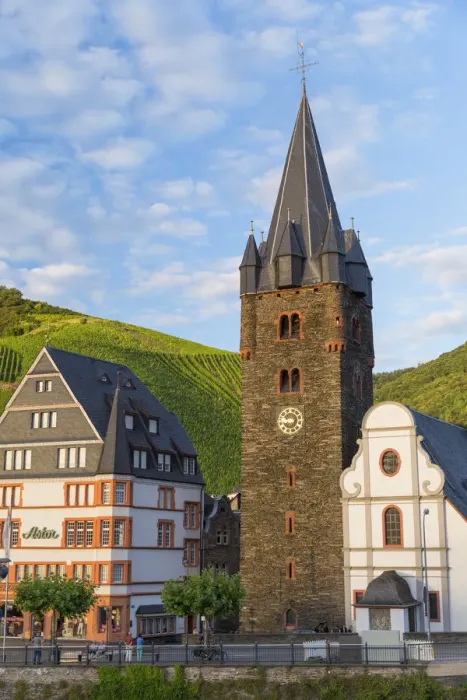 Framed Print : St Michaels Church, Bernkastel-Kues, Rhineland-Palatinate, Germany Framed Print : St Michaels Church, Bernkastel-Kues, Rhineland-Palatinate, Germany