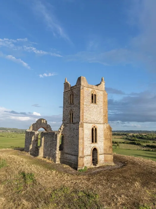 Framed Print : St Michael's Church, Burrow Mump, Somerset, England. England, UK Framed Print : St Michael's Church, Burrow Mump, Somerset, England. England, UK