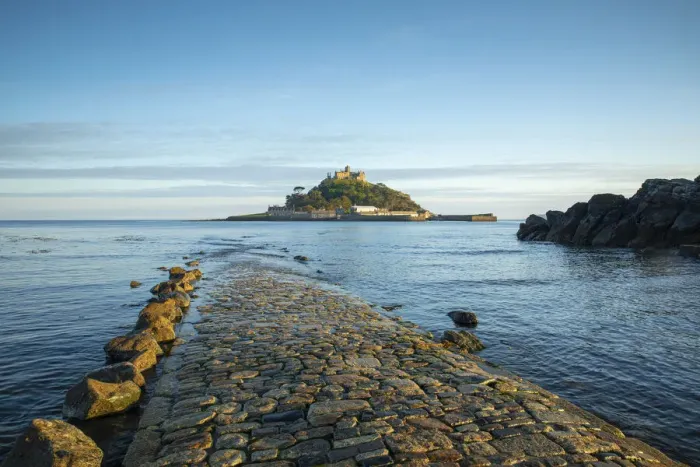 Framed Print : St Michaels Mount and the causeway, Marazion, Cornwall, England, UK Framed Print : St Michaels Mount and the causeway, Marazion, Cornwall, England, UK