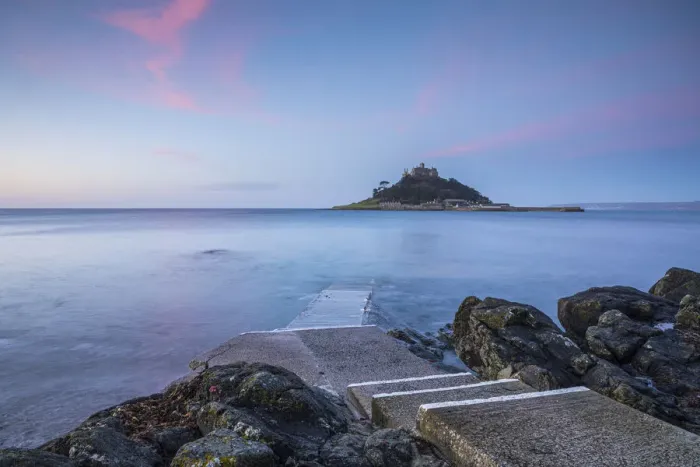 Framed Print : St. Michaels Mount, Marazion, Penzance, Cornwall, England, UK