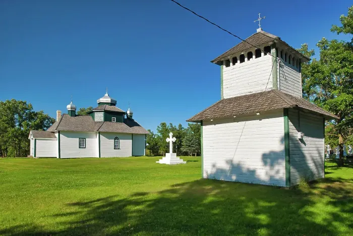 Framed Print : St. Michael's Ukrainian Greek Orthodox Church (first permanent Ukrainian church erected in Canada), Manitoba, Canada Framed Print : St. Michael's Ukrainian Greek Orthodox Church (first permanent Ukrainian church erected in Canada), Manitoba, Canada