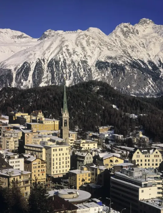 Framed Print : St. Moritz Framed Print : St. Moritz