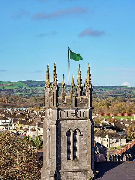 St. Munchin's Church, elevated view, Limerick, County Limerick, Ireland