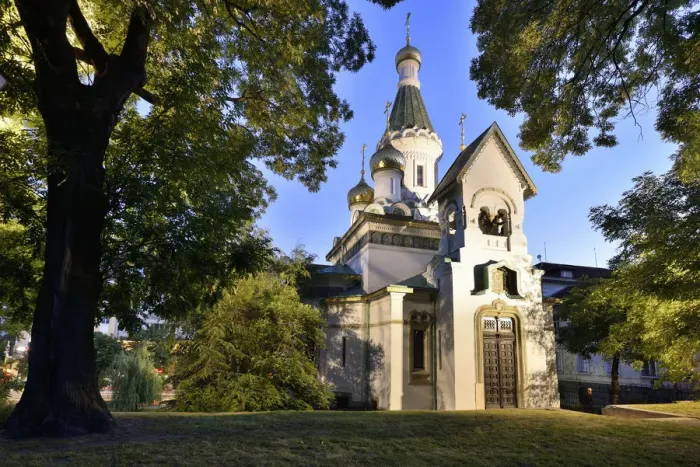 Framed Print : St Nikolai Russian Church (Church of St Nicholas the Miracle-Maker) at dusk. Sofia Framed Print : St Nikolai Russian Church (Church of St Nicholas the Miracle-Maker) at dusk. Sofia