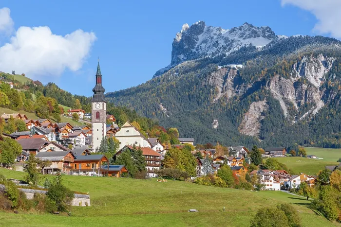 Framed Print : St. Peter village (San Pietro), Funes valley, South Tyrol, Trentino Alto Adige, Bolzano province, Italy Framed Print : St. Peter village (San Pietro), Funes valley, South Tyrol, Trentino Alto Adige, Bolzano province, Italy