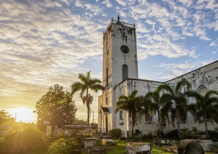Framed Print : St Peters Anglican Church at sunrise, Falmouth, Trelawny Parish, Jamaica Framed Print : St Peters Anglican Church at sunrise, Falmouth, Trelawny Parish, Jamaica