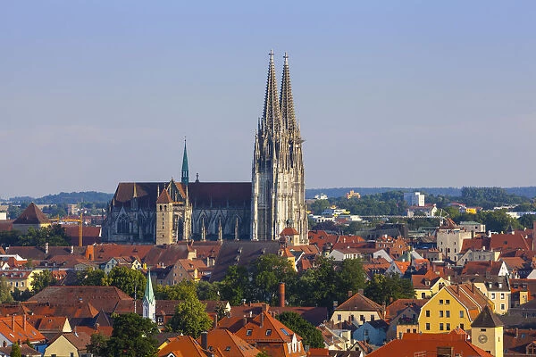 St. Peters Cathedral, Regensburg, Upper Palatinate, Oberpfalz, Bavaria  /  Bayern