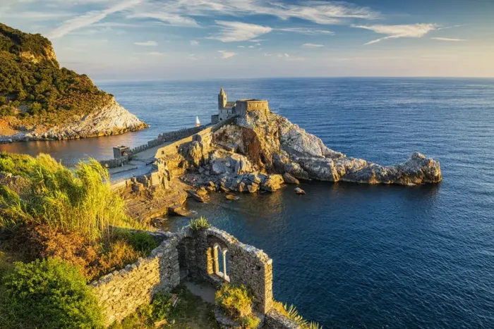 Framed Print : St. Peters Church, Portovenere, Liguria, Italy Framed Print : St. Peters Church, Portovenere, Liguria, Italy