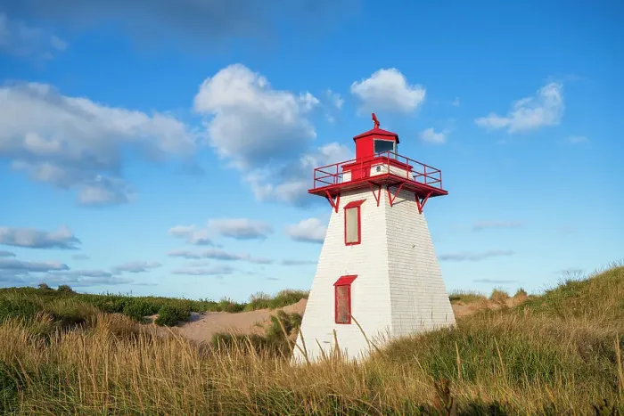 Framed Print : St. Peters harbour lighthouse, Prince Edward Island, Canada Framed Print : St. Peters harbour lighthouse, Prince Edward Island, Canada