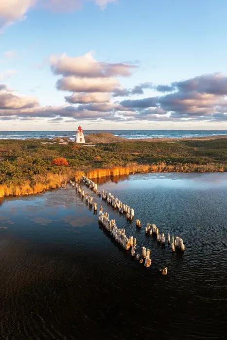 Framed Print : St. Peters harbour lighthouse, Prince Edward Island, Canada Framed Print : St. Peters harbour lighthouse, Prince Edward Island, Canada