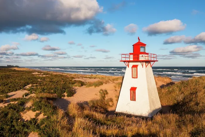 Framed Print : St. Peters harbour lighthouse, Prince Edward Island, Canada Framed Print : St. Peters harbour lighthouse, Prince Edward Island, Canada