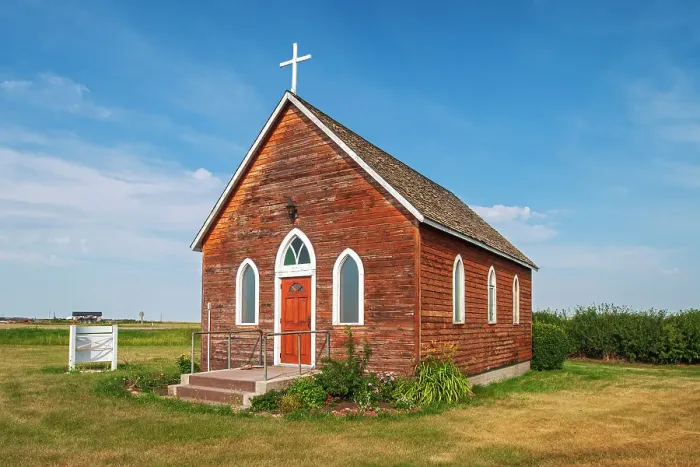 Framed Print : St. Thomas Anglican Church, Dinton, Alberta, Canada Framed Print : St. Thomas Anglican Church, Dinton, Alberta, Canada