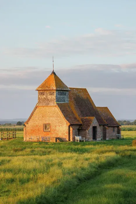 Framed Print : St. Thomas Becket Church, Fairfield, Romney Marsh, Kent, England, UK Framed Print : St. Thomas Becket Church, Fairfield, Romney Marsh, Kent, England, UK