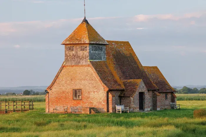Framed Print : St. Thomas Becket Church, Fairfield, Romney Marsh, Kent, England, UK Framed Print : St. Thomas Becket Church, Fairfield, Romney Marsh, Kent, England, UK