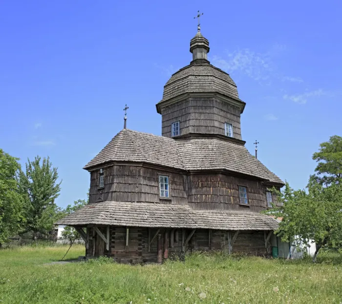 Framed Print : St. Trinity wooden church (1760s), Drabovtsy, Cherkasy Oblast, Ukraine Framed Print : St. Trinity wooden church (1760s), Drabovtsy, Cherkasy Oblast, Ukraine