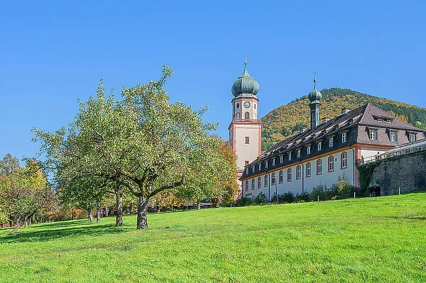 St. Trudpert monastry, Munster valley, Black Forest, Baden-Wurttemberg, Germany
