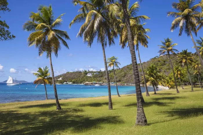 Framed Print : St Vincent and The Grenadines, Mustique, Brittania Bay beach Framed Print : St Vincent and The Grenadines, Mustique, Brittania Bay beach