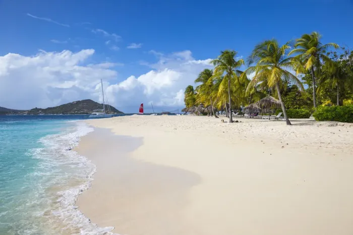 Framed Print : St Vincent and The Grenadines, Palm Island