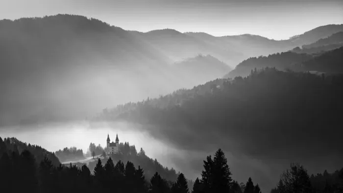 Framed Print : St. Volbenk church, Skofja Loka, Slovenia Framed Print : St. Volbenk church, Skofja Loka, Slovenia