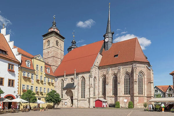 Stadtkirche St. Georg am Altmarkt, Schmalkalden, Thuringer Wald, Thuringen, Deutschland