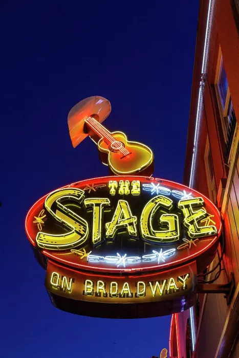Framed Print : The Stage, Broadway, Nashville, Tennessee, USA Framed Print : The Stage, Broadway, Nashville, Tennessee, USA