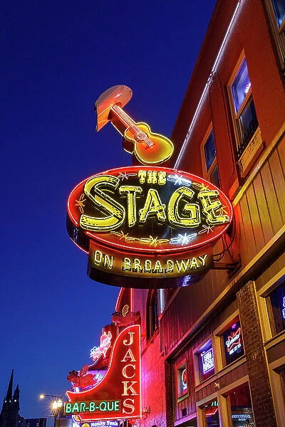 The Stage, Broadway, Nashville, Tennessee, USA