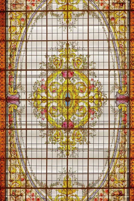 Framed Print : Detail of a stained-glass vitreaux on the roof of the Cafe Tortoni Notable Bar, Monserrat, Buenos Aires, Argentina Framed Print : Detail of a stained-glass vitreaux on the roof of the Cafe Tortoni Notable Bar, Monserrat, Buenos Aires, Argentina