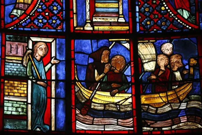 Framed Print : Stained Glass Window, Bourges Cathedral, UNESCO World Heritage Site, Bourges, Centre Framed Print : Stained Glass Window, Bourges Cathedral, UNESCO World Heritage Site, Bourges, Centre
