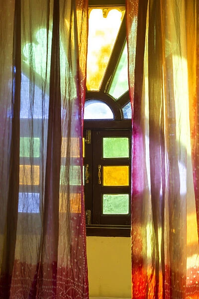 Stained glass window, Marigold Hotel, (as featured in The Best Exotic Marigold