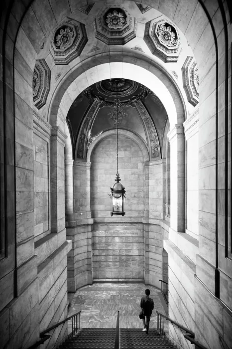 Framed Print : Staircase, New York Public Library, Manhattan, New York City, New York, USA Framed Print : Staircase, New York Public Library, Manhattan, New York City, New York, USA