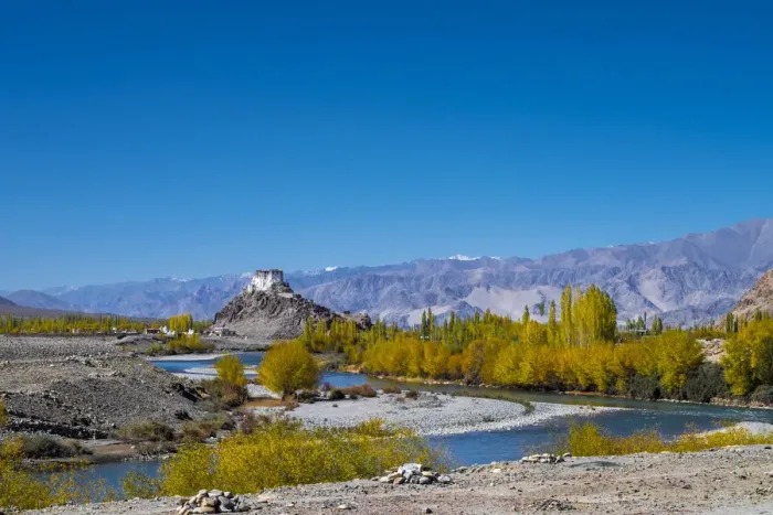 Framed Print : Stakna Monastery, Leh, Ladakh, North India. View from opposite bank of Indus river Framed Print : Stakna Monastery, Leh, Ladakh, North India. View from opposite bank of Indus river