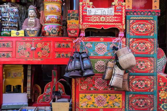 Framed Print : Stall at Panjiayuan Market, Beijing, China Framed Print : Stall at Panjiayuan Market, Beijing, China