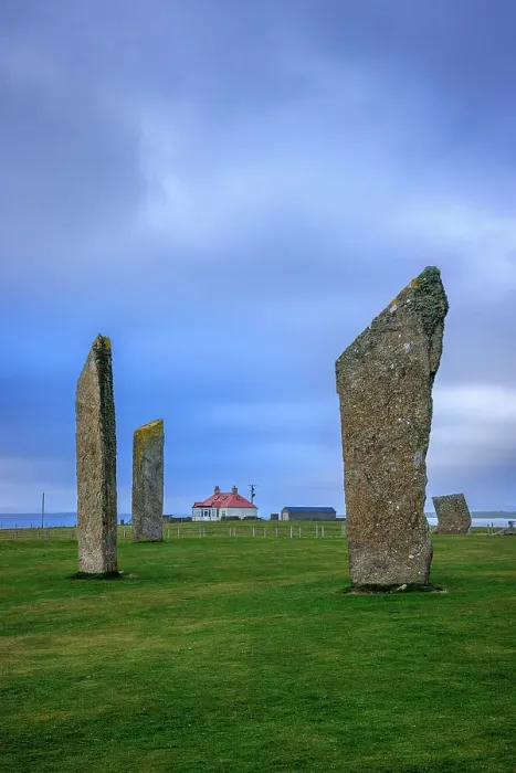 Framed Print : Standing Stones of Stenness, Orkney, Scotland, UK Framed Print : Standing Stones of Stenness, Orkney, Scotland, UK