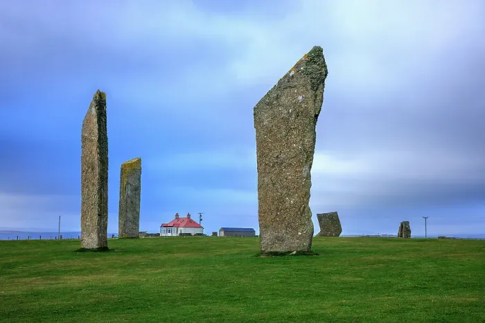 Framed Print : Standing Stones of Stenness, Orkney, Scotland, UK Framed Print : Standing Stones of Stenness, Orkney, Scotland, UK